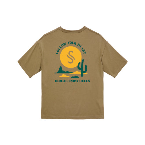 Desert Big silhouette Poket T-shirt