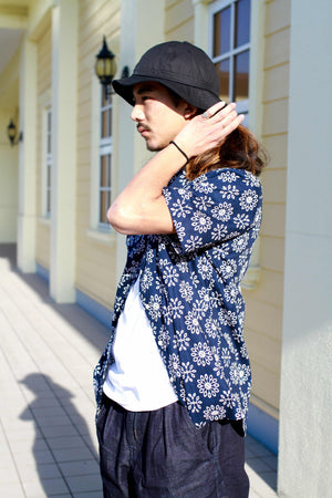 Snap Button Pattern Shirt