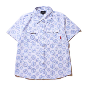 Snap Button Pattern Shirt